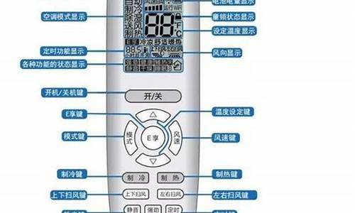 格力空调遥控器功能图 说明书_格力空调遥