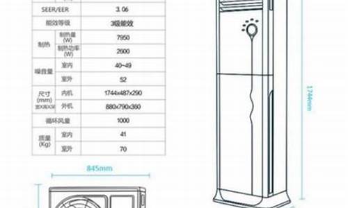 空调柜机尺寸规格表_室内柜机空调尺寸