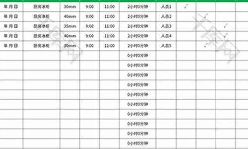 冰箱除霜记录表格_冰箱除霜的标识图是什么样