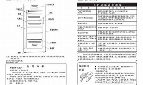 海尔小冰箱说明书中文版_海尔小冰箱使用